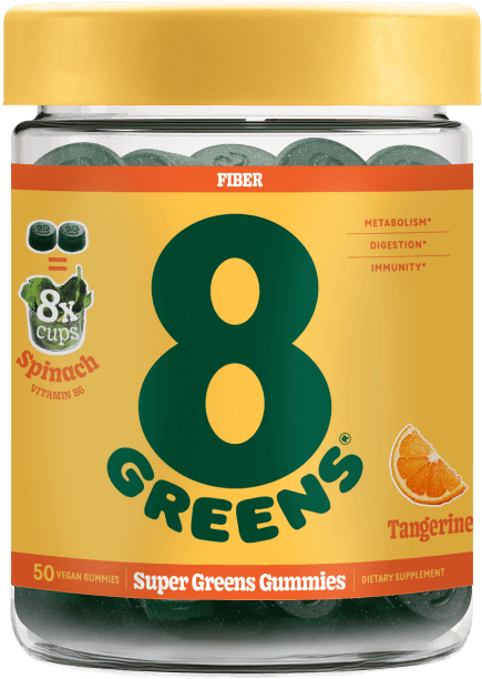 super greens fiber gummies - tangerine