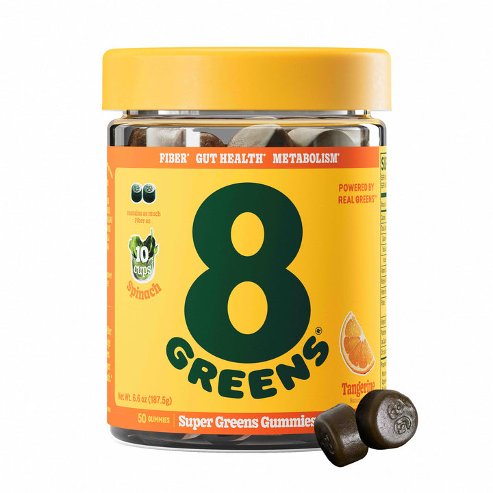 SUPER GREENS GUMMIES FIBER-8GREENS