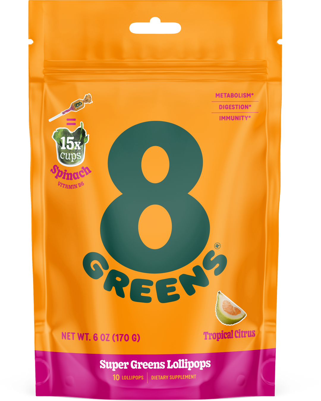 Vitamins & Supplements - Super Greens Lollipops