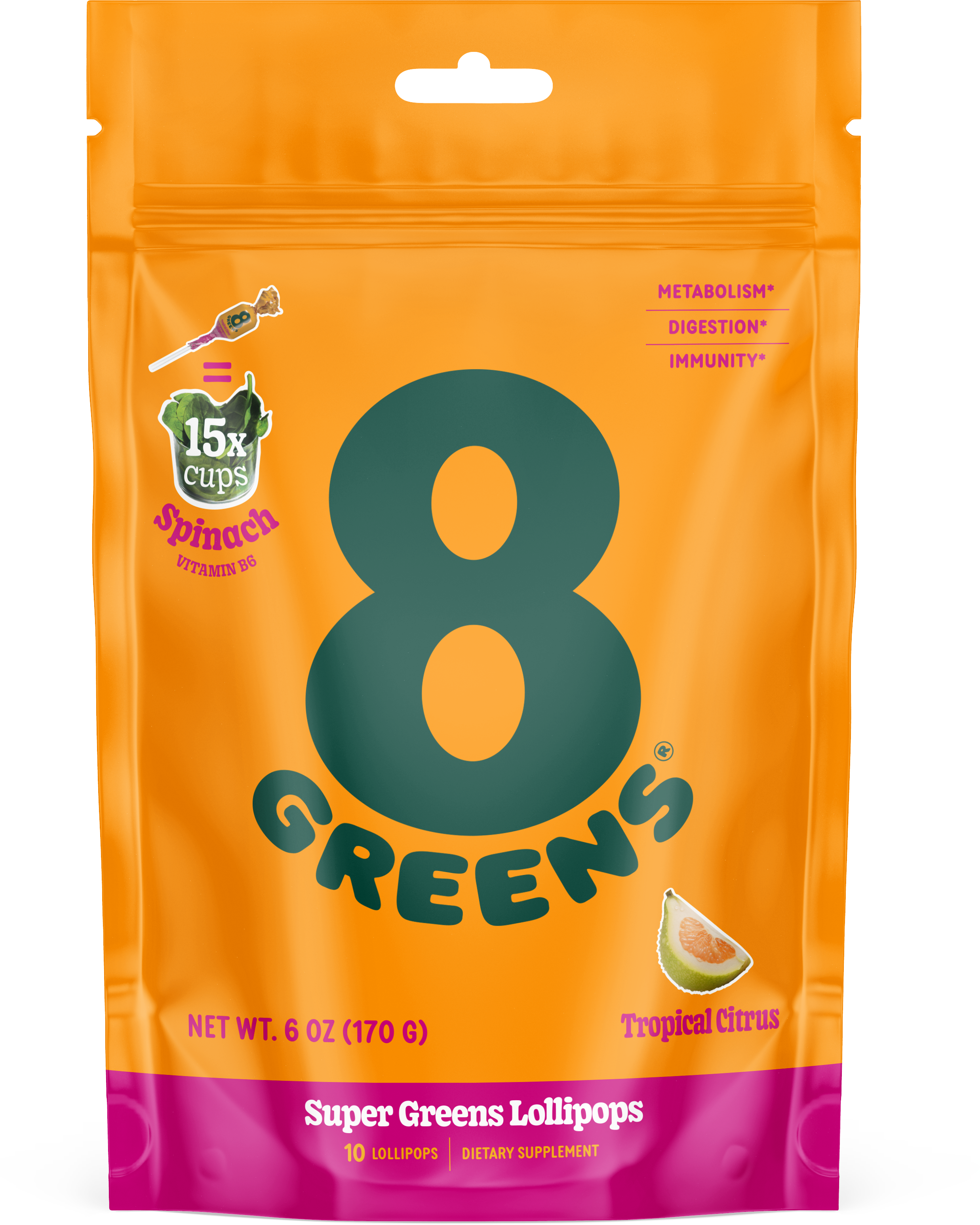 Vitamins & Supplements - Super Greens Lollipops