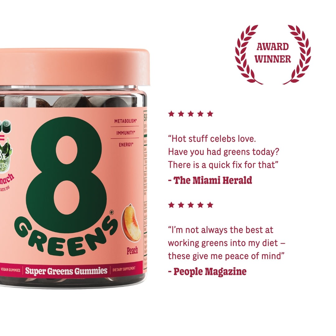 Super greens gummies peach review: "hot stuff celebs love. have you had your greens today? theres a quick fix for that" The Miami Herald