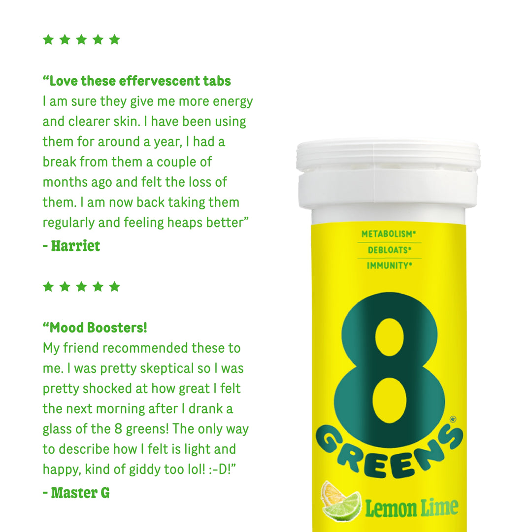 "Love these effervescent tabs" "Mood Boosters!"