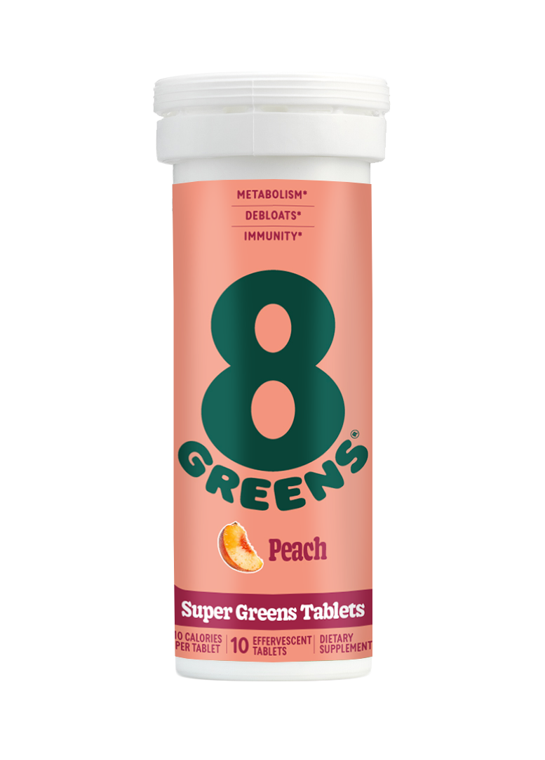 super greens tablets - peach