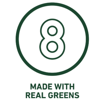 made with real greens